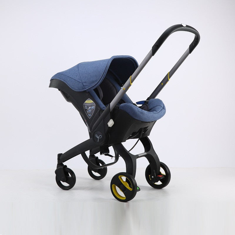 4-in-1 Cradle, Stroller, Car Seat for 0-24 Months